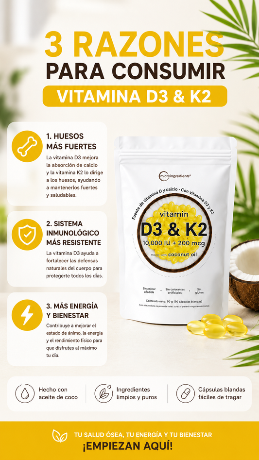 Vitamina D3 K2 Doypack Resellable