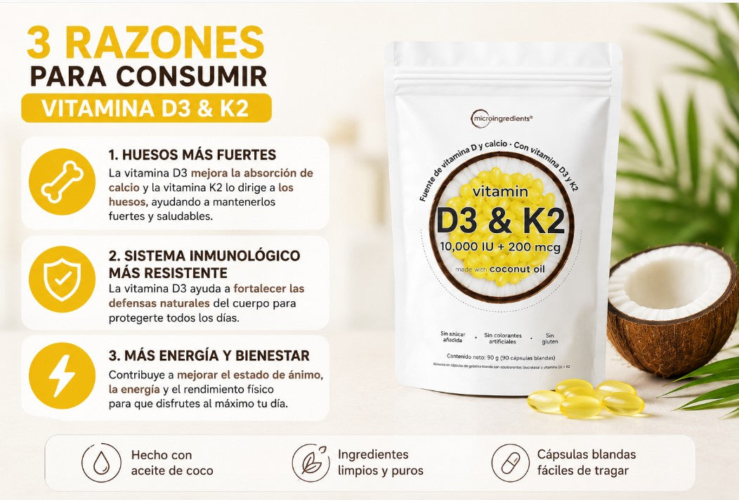 Vitamina D3 K2 Doypack Resellable